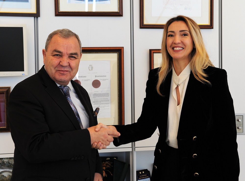 Speaker Farrugia receives new Ambassador of Montenegro
